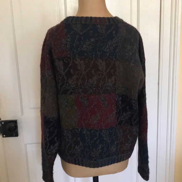 Multicolored alpaca sweater, handmade in Bolivia - Picture 2 of 6